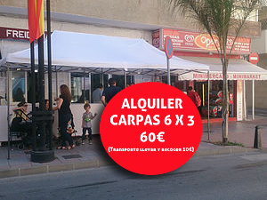 Alquiler de carpas